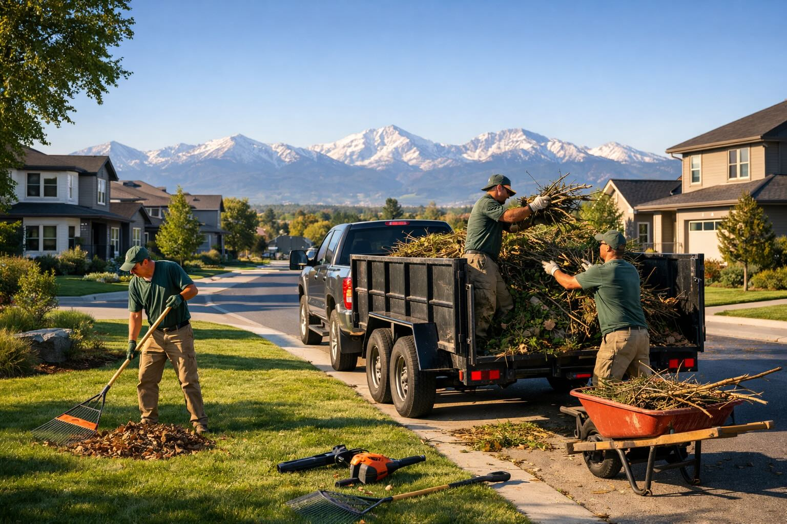 denver landscaping price guide for residential idea for hauling debris and general landscaping