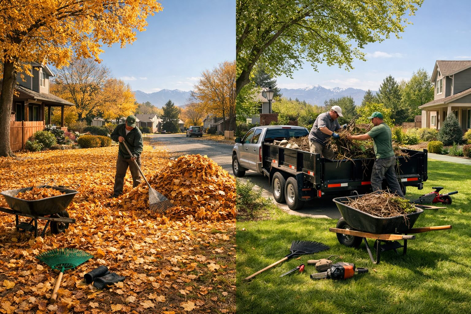 winter fall spring summer landscaping guide for denver metro area residential